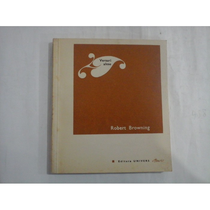 VERSURI ALESE - ROBERT BROWNING VERSURI ALESE - ROBERT BROWNING
